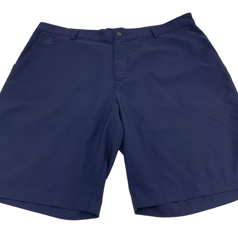 Adidas Climalite Mens Sz 40 (38-40 in Waist) Blue Stretch Golf Athletic Shorts